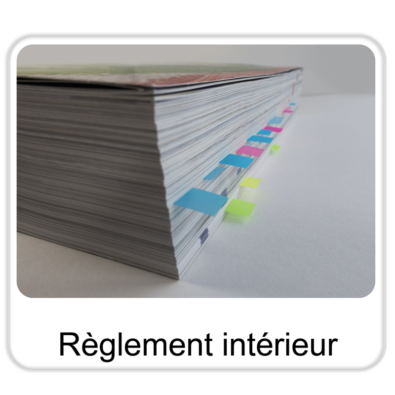 Bouton règlement intérieur